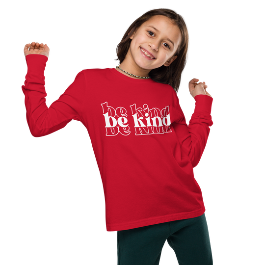 Be Kind on Repeat Youth Long Sleeve Tee