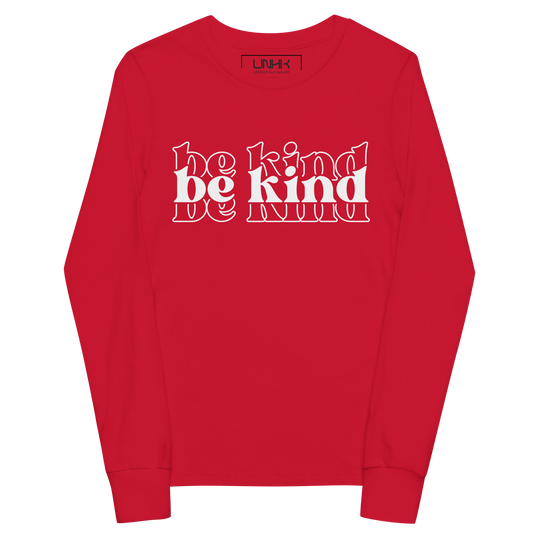 Be Kind on Repeat Youth Long Sleeve Tee