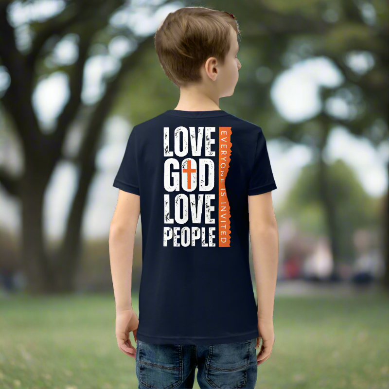 Love God Love People Youth Short Sleeve T-Shirt